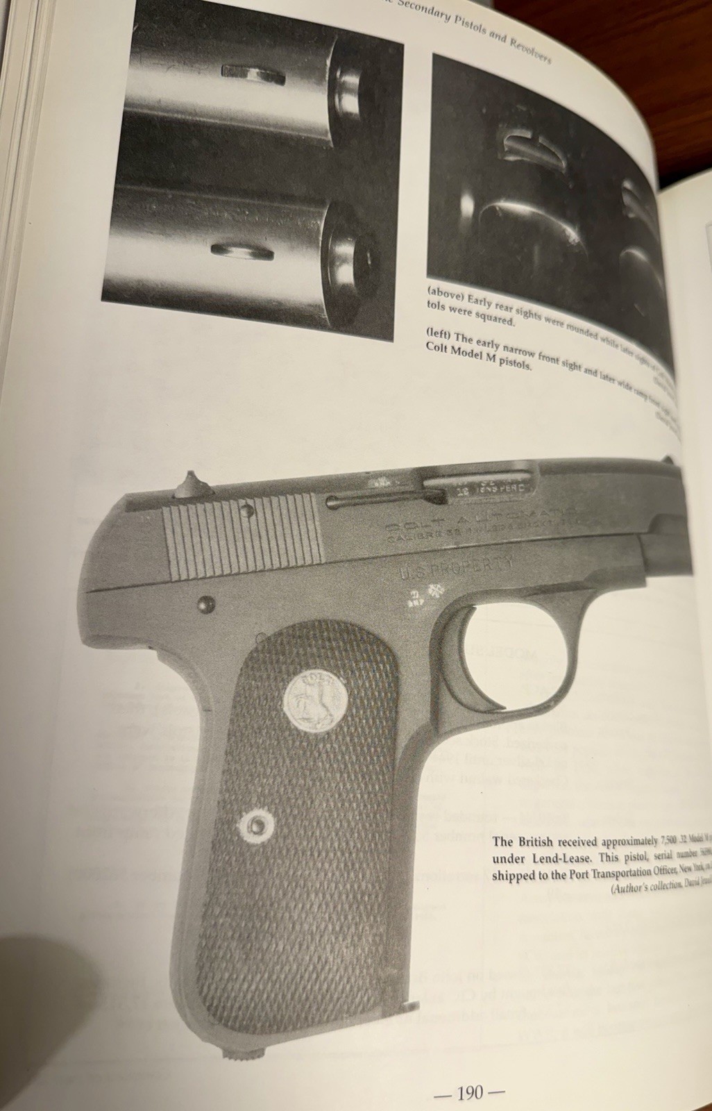 U.S. Handguns of World War II The Secondary Pistols and Revolvers Charles W Pate