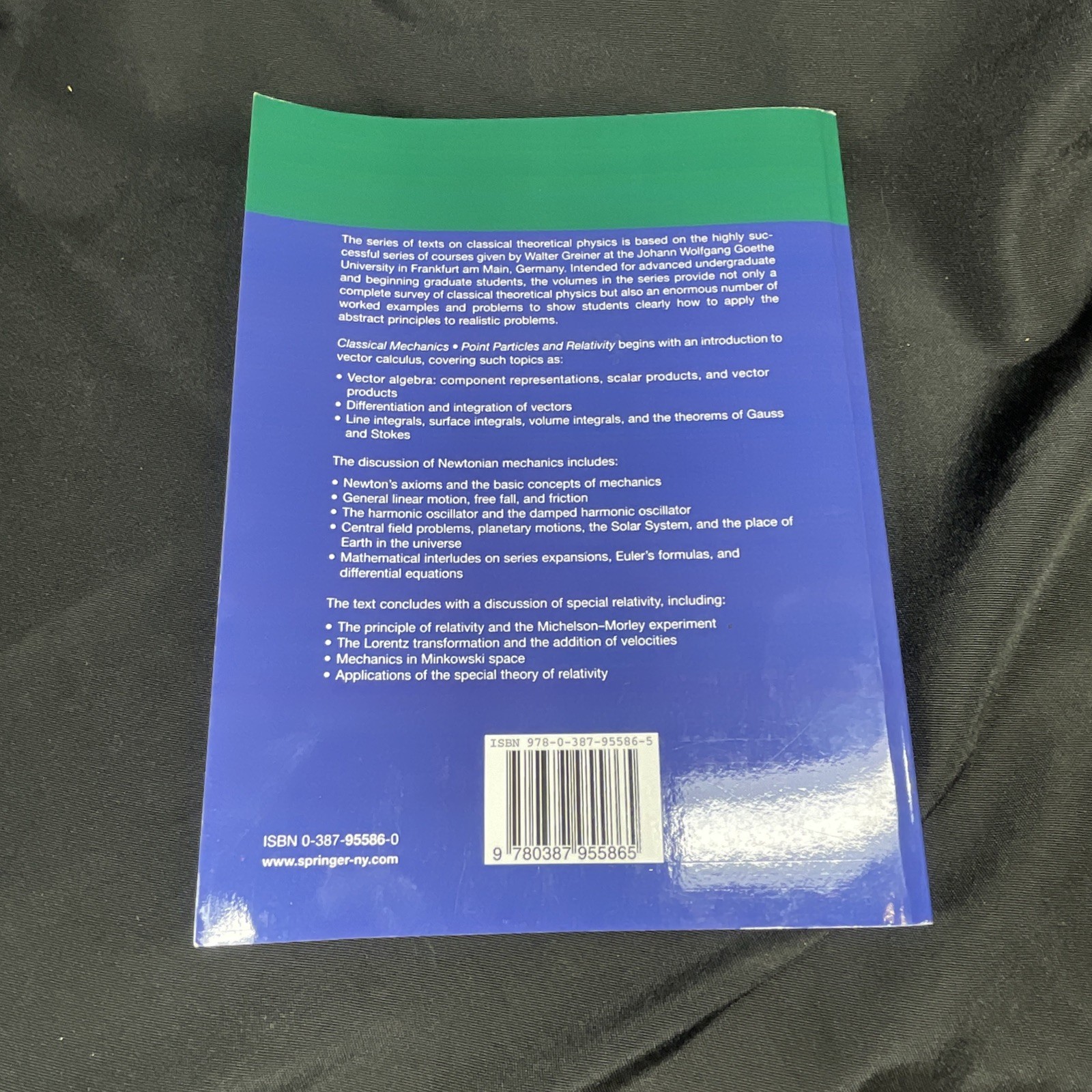 Classical Mechanics: Point Particles And Relativity