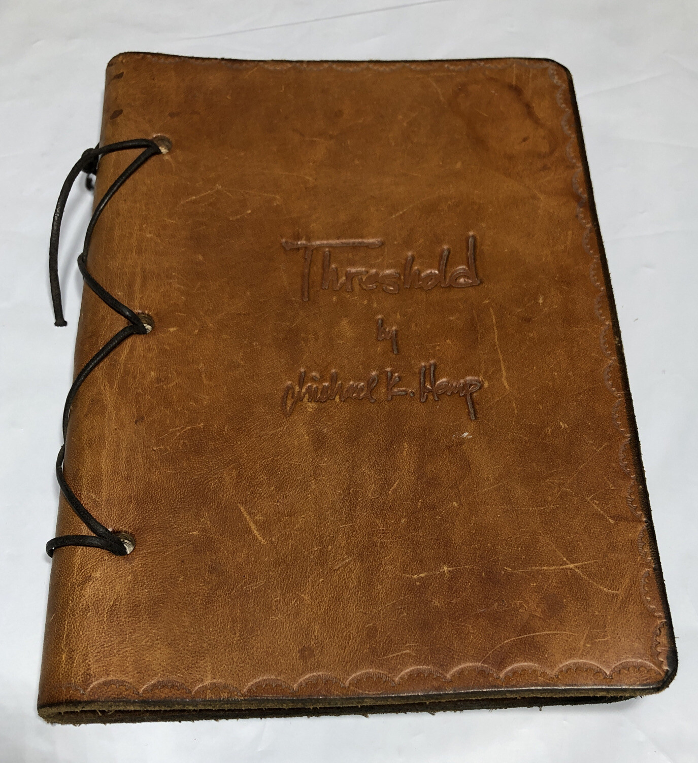 Rare Special First Edition Of Threshold By Michael K Hemp 1979 RARE (SIGNED )