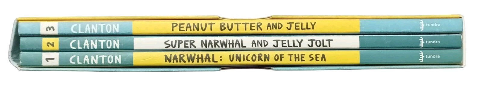 Narwhal and Jelly Box Set Books 1-3 by Ben Clanton Paperback Poster NOT Included