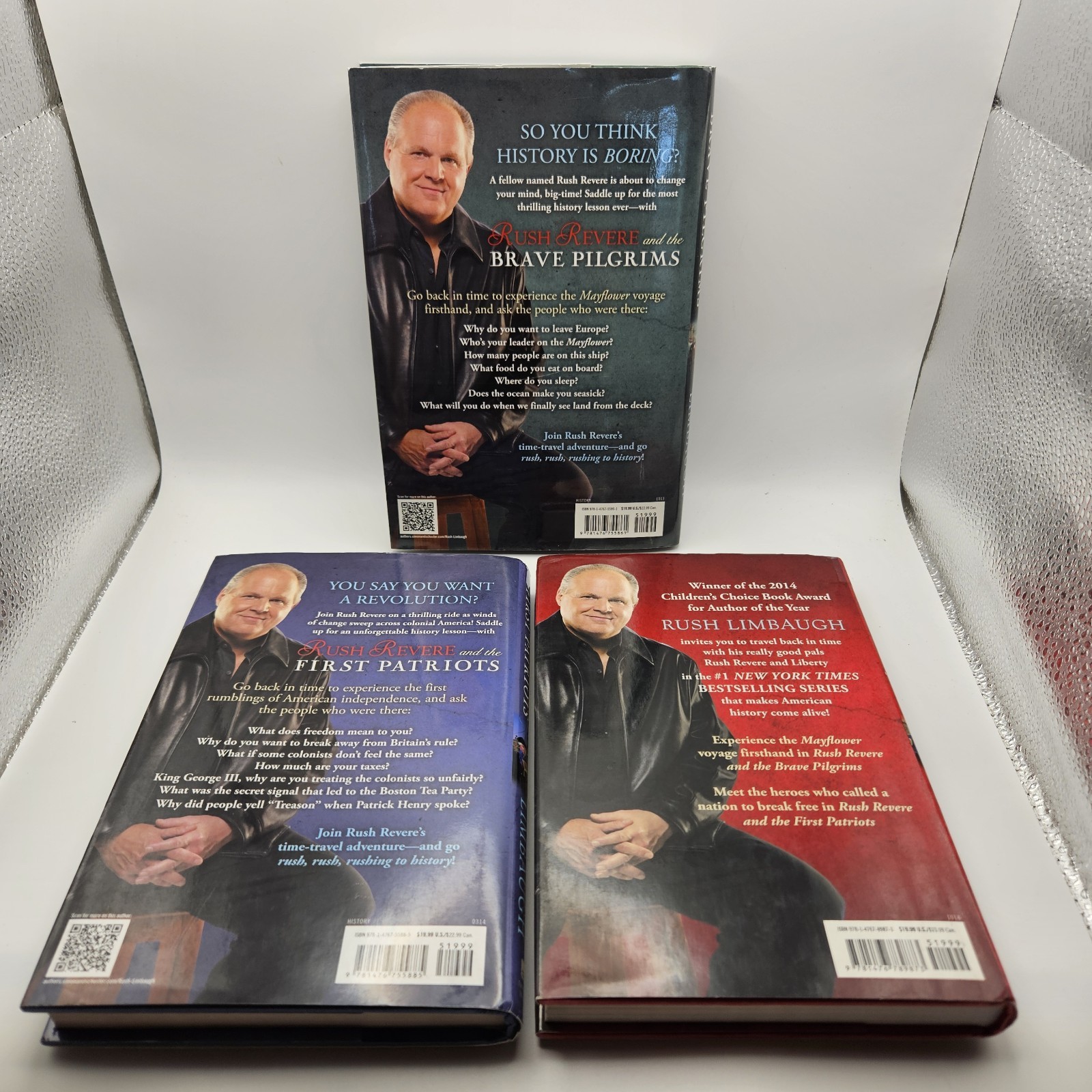 Incredible Adventures of Rush Revere, Time Travel Adventures, 5-Book Set, Unread