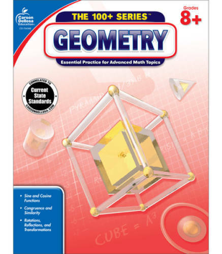 Geometry , Grades 8 – 10 (The 100+ SeriesTM) – Paperback – GOOD