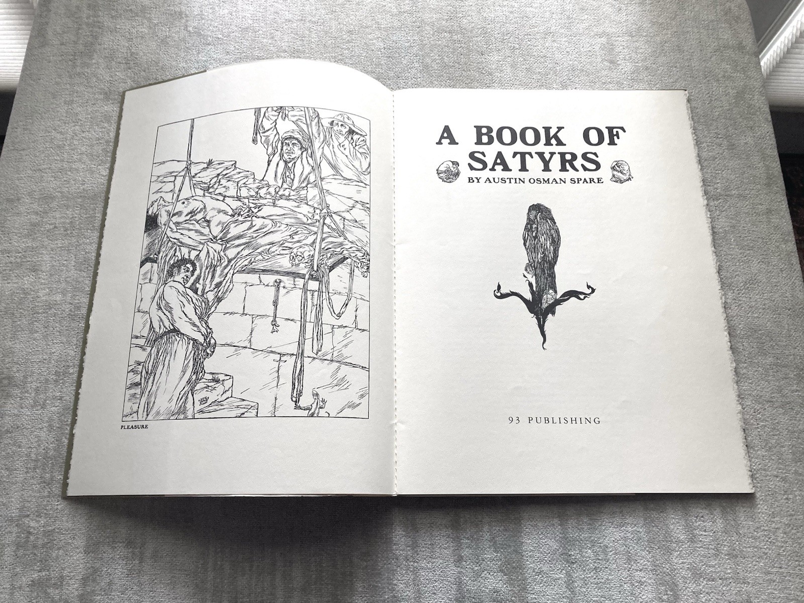 Austin Osman Spare, A Book Of Satyrs, Large Folio, Limited Ed., 1979, VG+