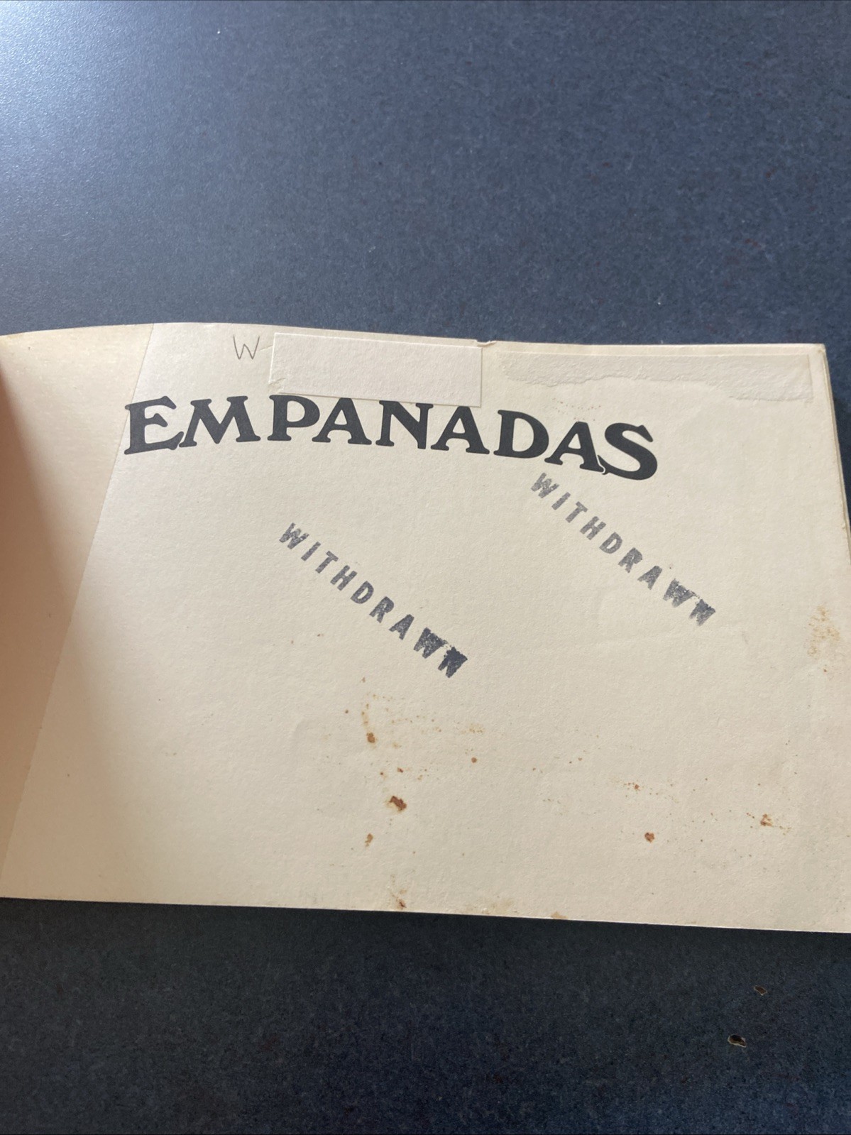 Empanadas & International Turnovers Cookbook 1983 Clarkson Potter Recipes