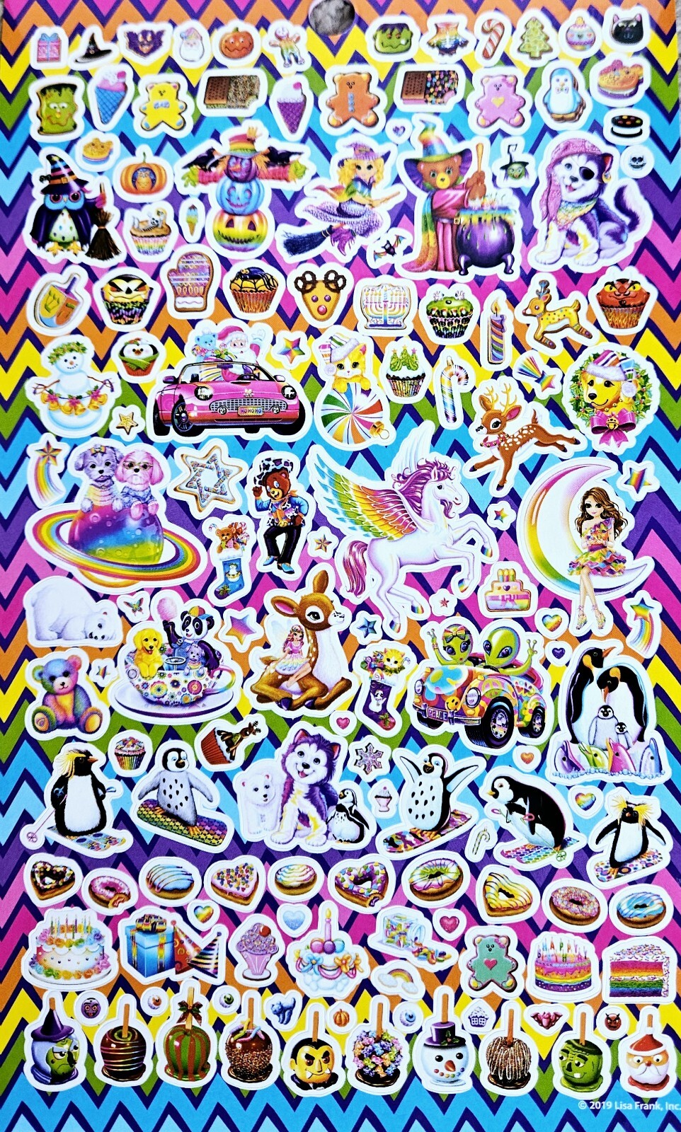Lisa Frank Ultimate Gift Set Jumbo Coloring & Activity Books Plus 600+ stickers!