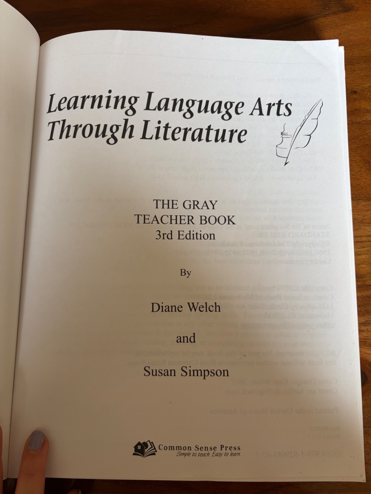 Learning Language Arts Through Literature: the Gray Book Teacher’s Edition