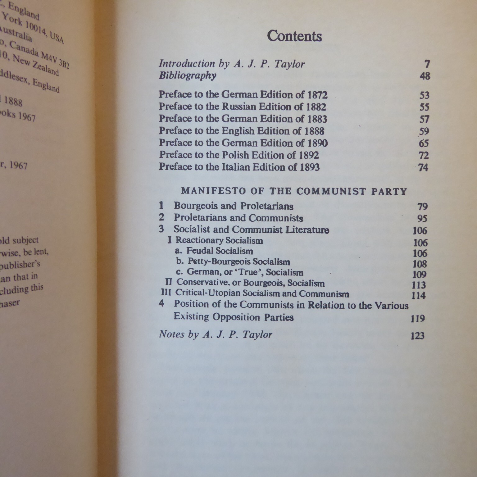 Communist Manifesto Karl Marx, Friedrich Engels 1985 Penguin Classics Paperback