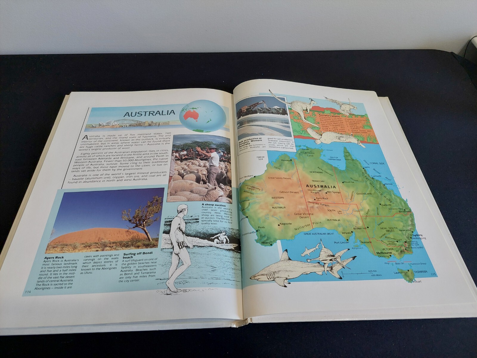 1991 The Reader’s Digest Children’s World Atlas 128 Pages