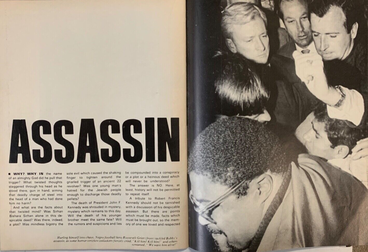 Robert Kennedy Assassination: TRAGEDY! New Facts, New Evidence (a/o 1968) Good+