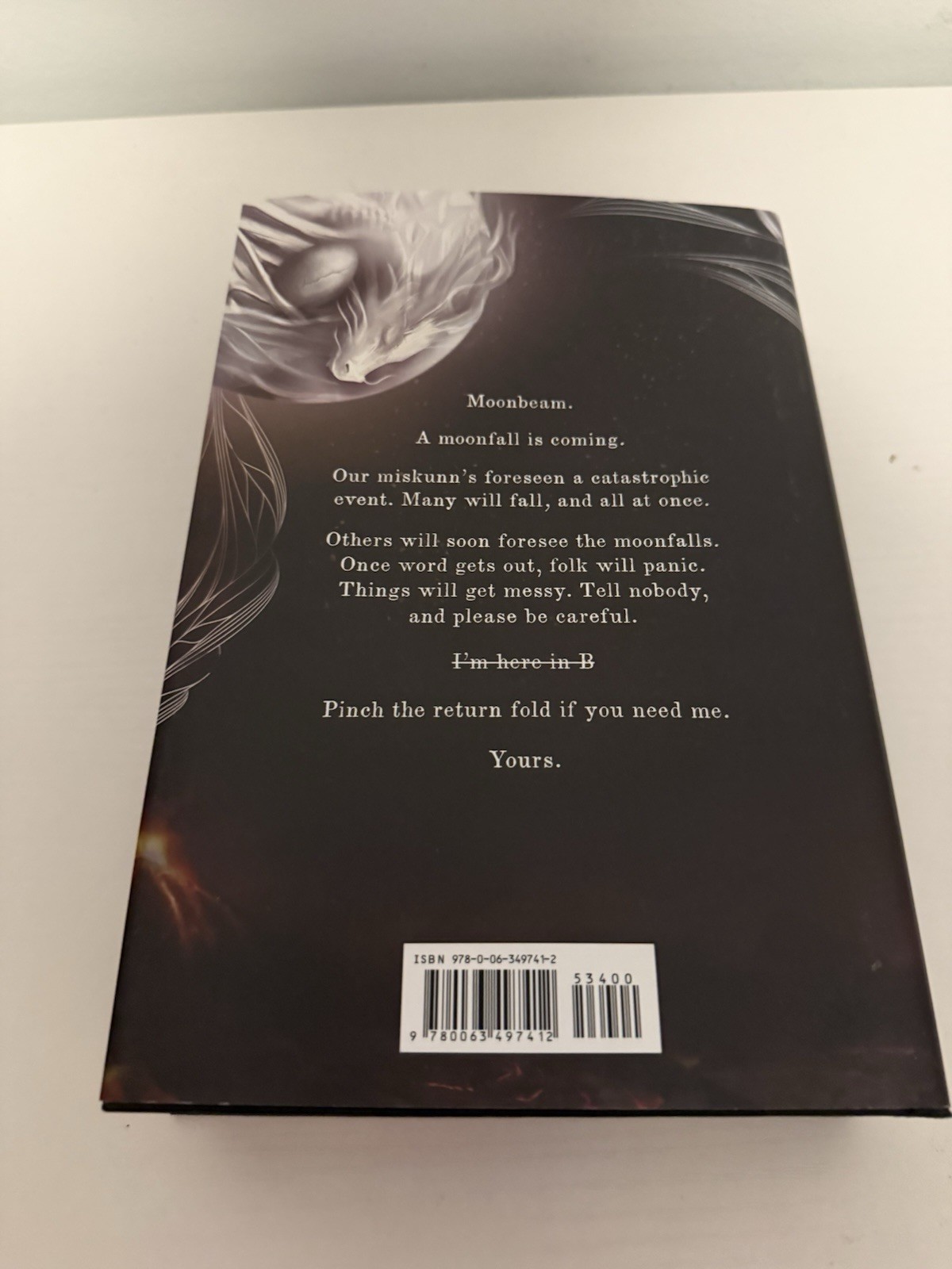 Ballad of Falling Dragons Sarah A. Parker SIGNED 1st/1st HC DJ 2026 Moonfall Ser