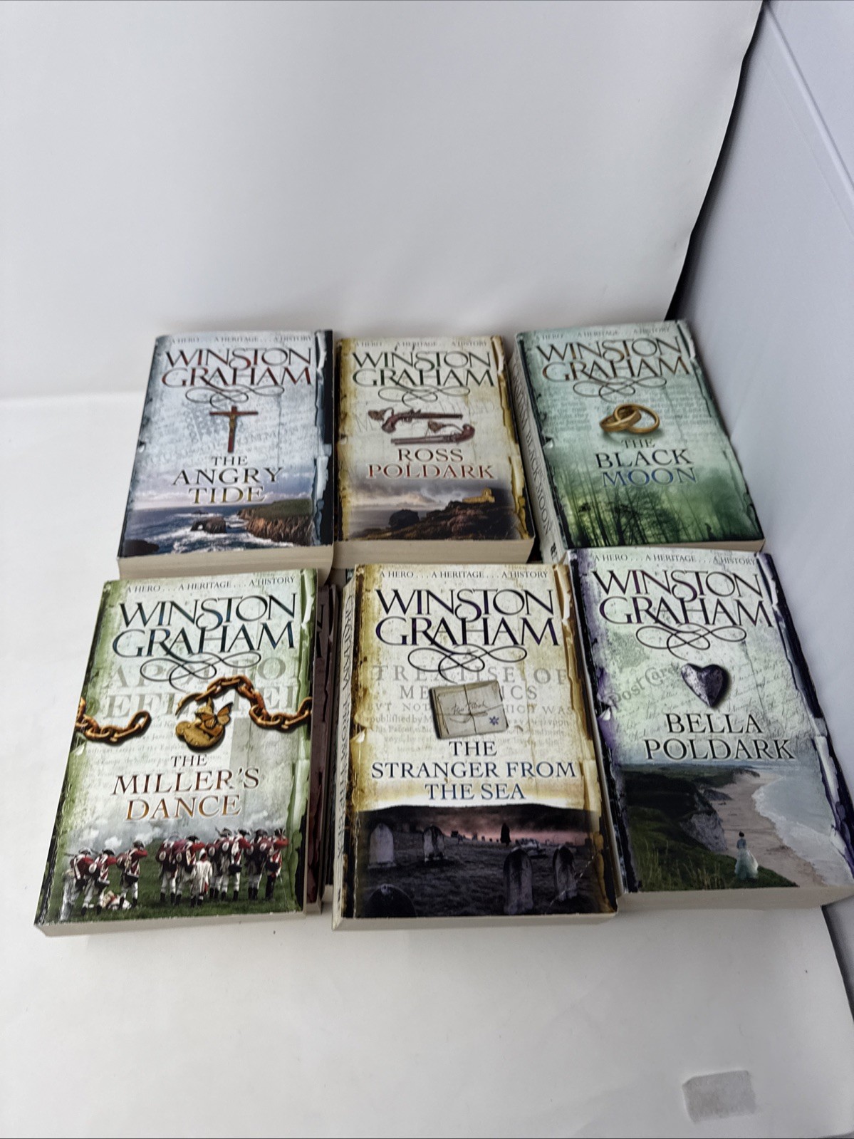 Poldark Series Books 1-12 By Winston Graham Complete Collection Box Set Lot