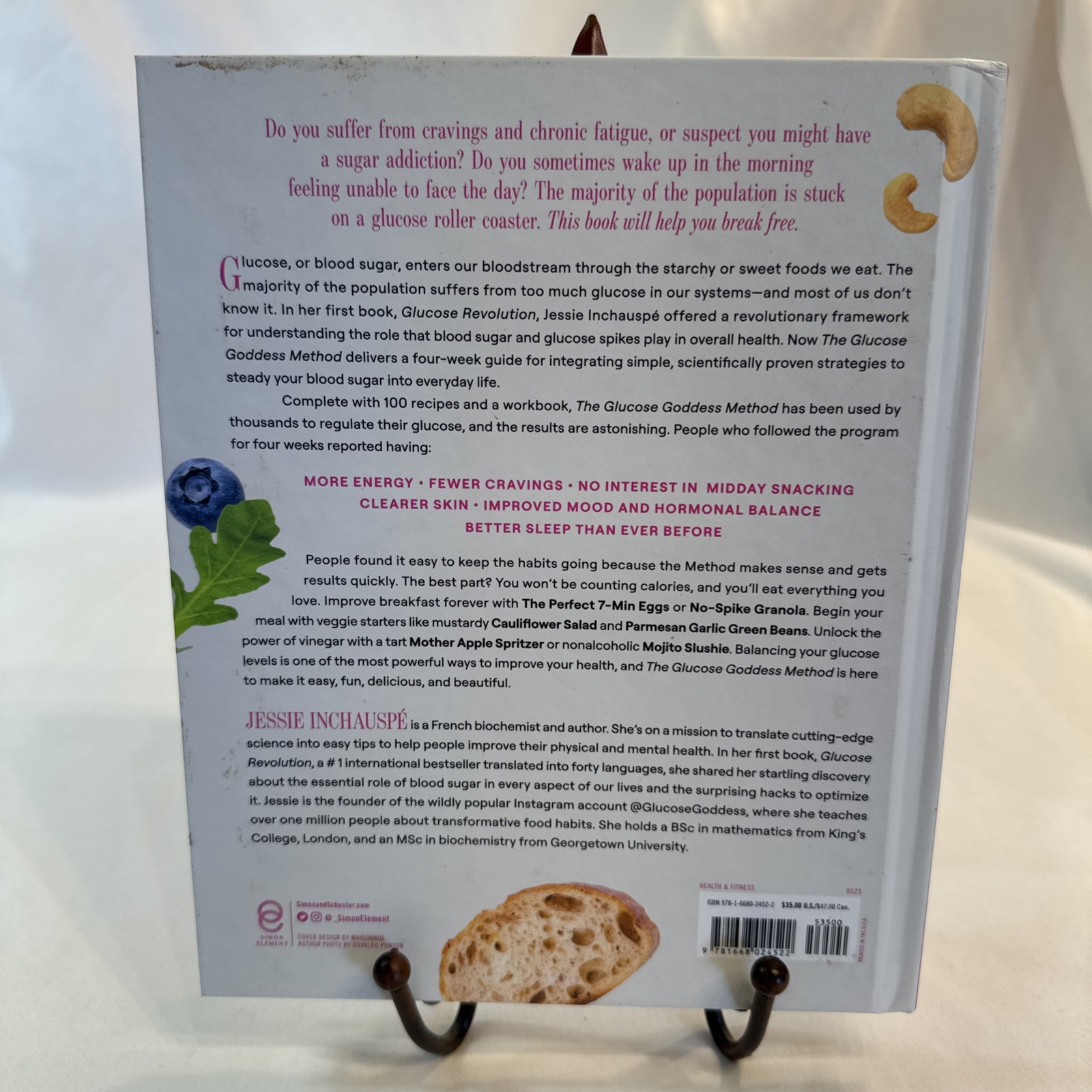 The Glucose Goddess Method by Jessie Inchauspe – First Edition Hardcover 2023