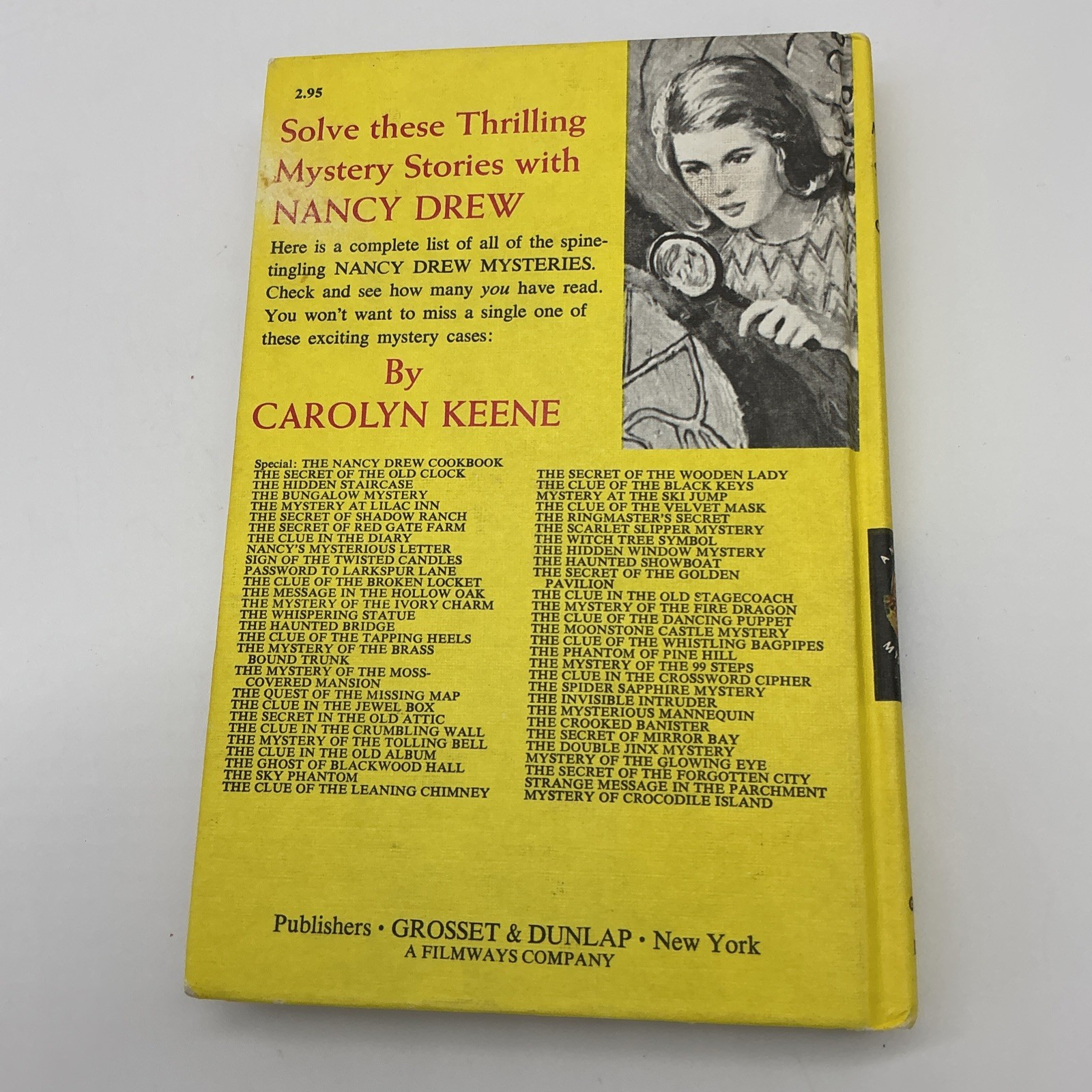Nancy Drew Mystery Stories Lot of 4 by Carolyn Keene Vintage HC #32, 39, 42, 43