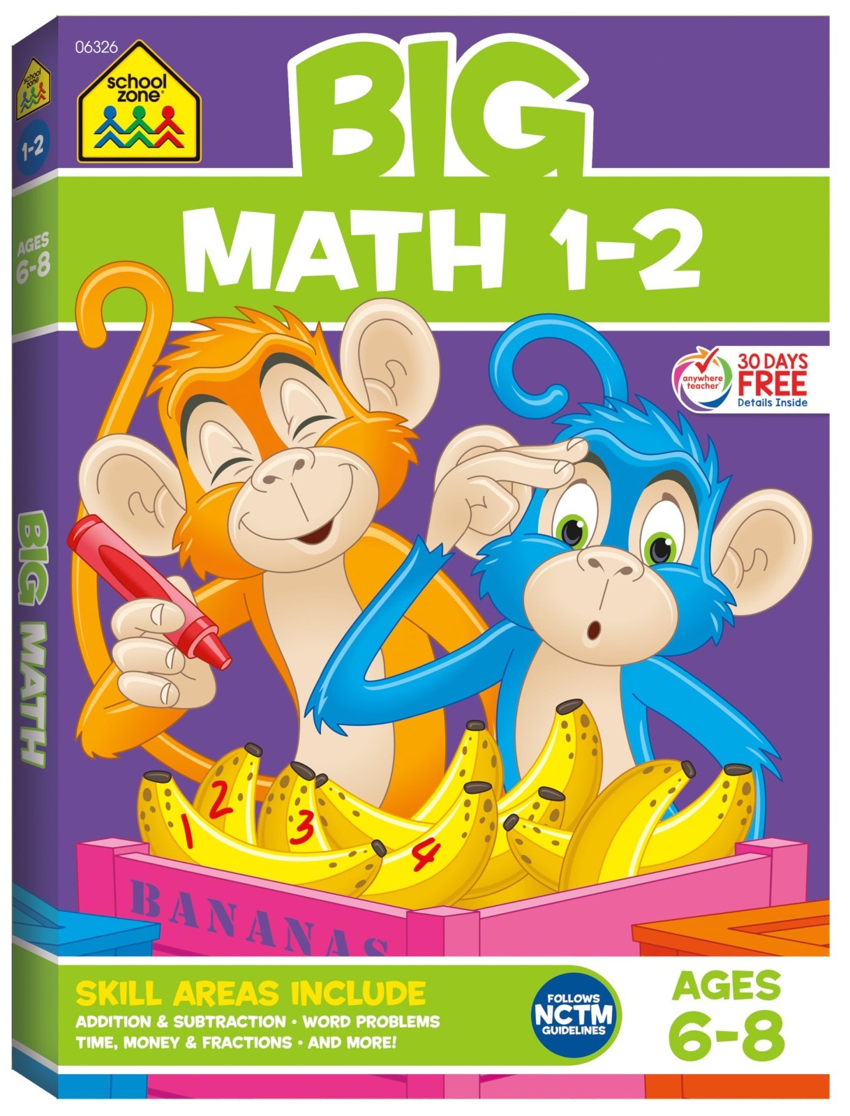 Big Math Workbook 1st & 2nd Grade – 320 Pages, Addition, Subtraction, Word Probl