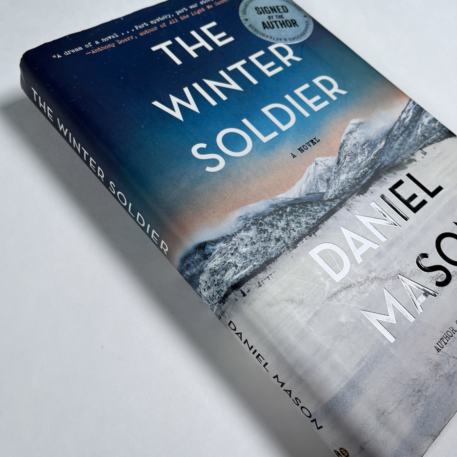 Signed The Winter Soldier by Daniel Mason Hardcover Book First Edition 2018