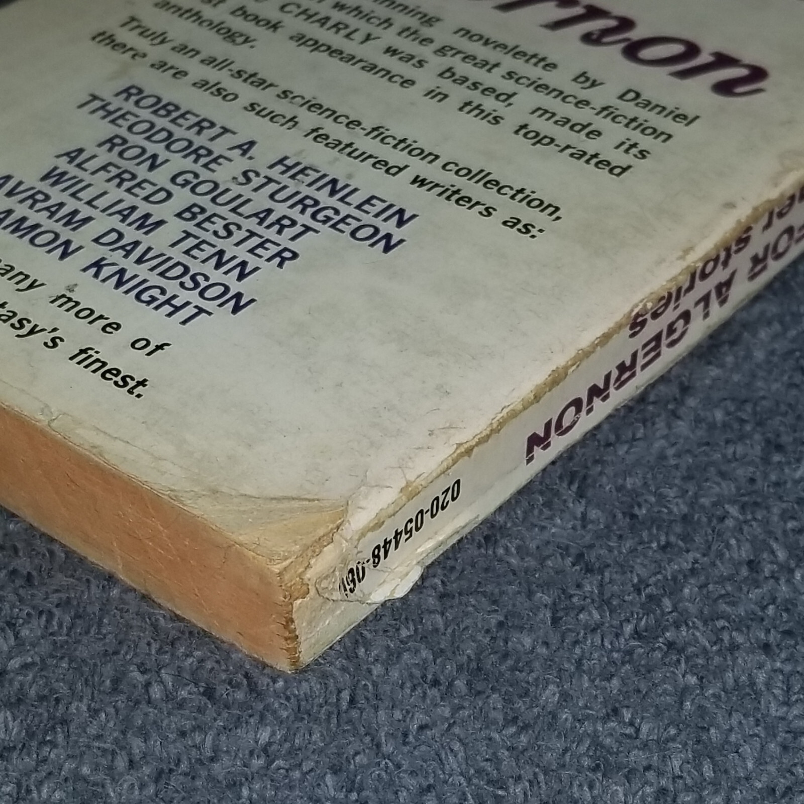 Flowers for Algernon Daniel Keyes Heinlein Tevis Bester etc 1959 Ace FREE SHIPPN