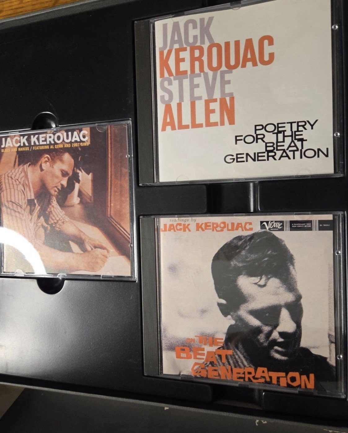 THE JACK KEROUAC COLLECTION Boxed 3 CD Set and Booklet VG Shipping Included