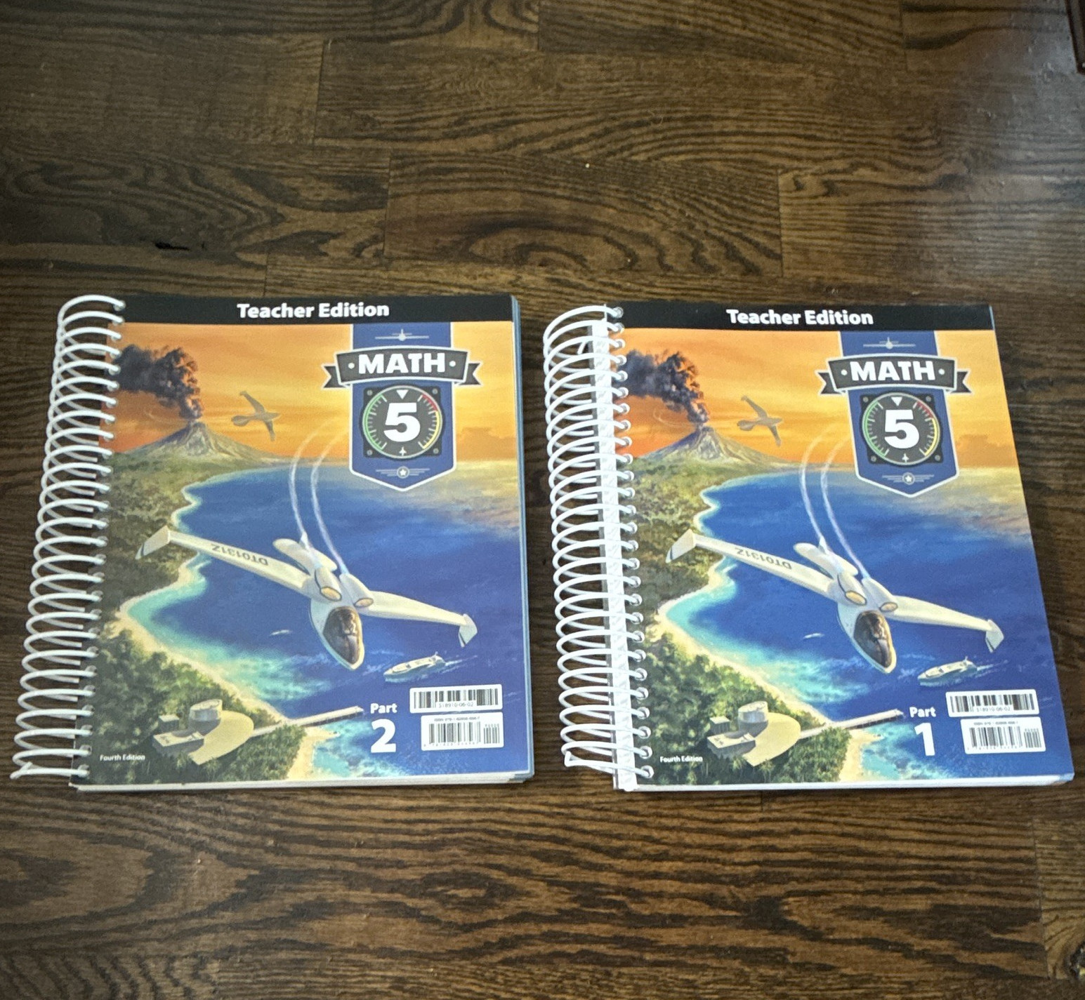 BJU Press Math 5 Teacher’s Edition Parts 1 & 2 Spiral Bound 2021