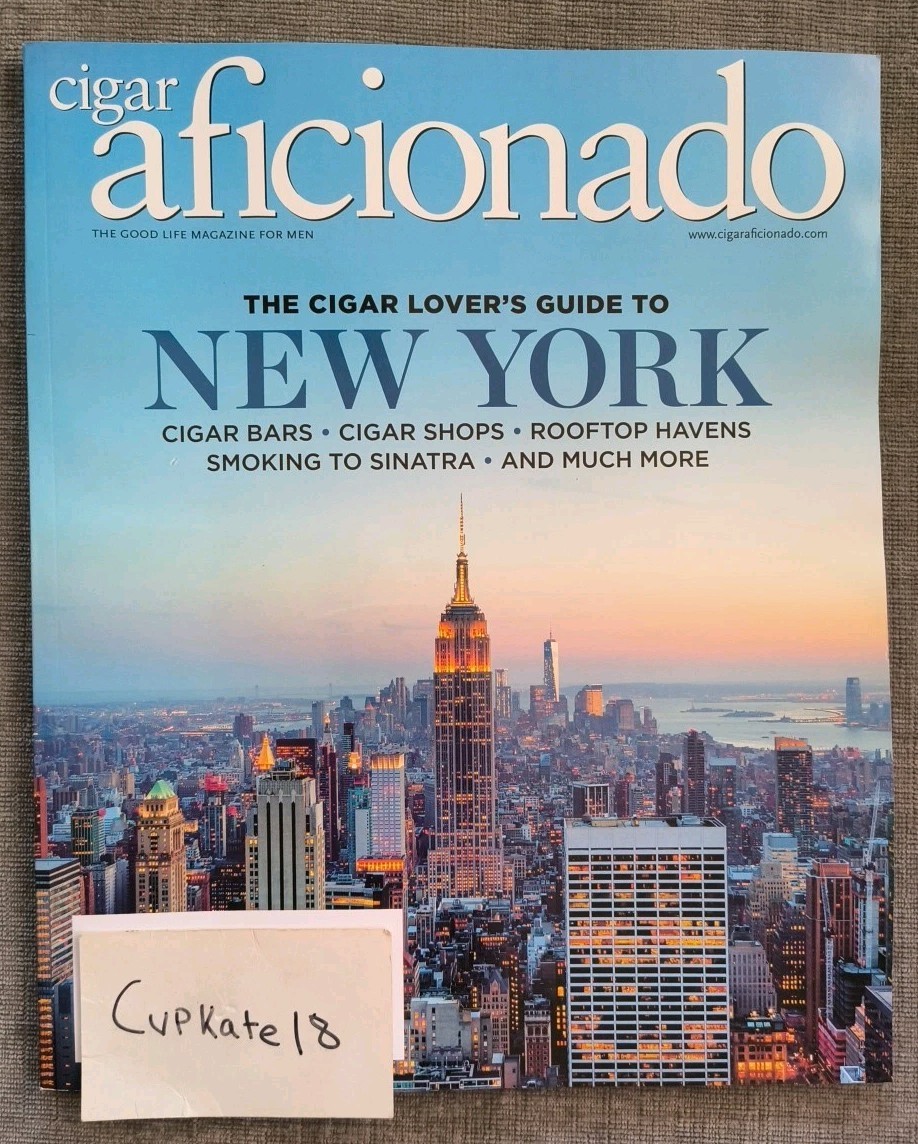 CIGAR AFICIONADO Magazine Sep Oct September October 2025 NEW YORK Bars Shops NFL