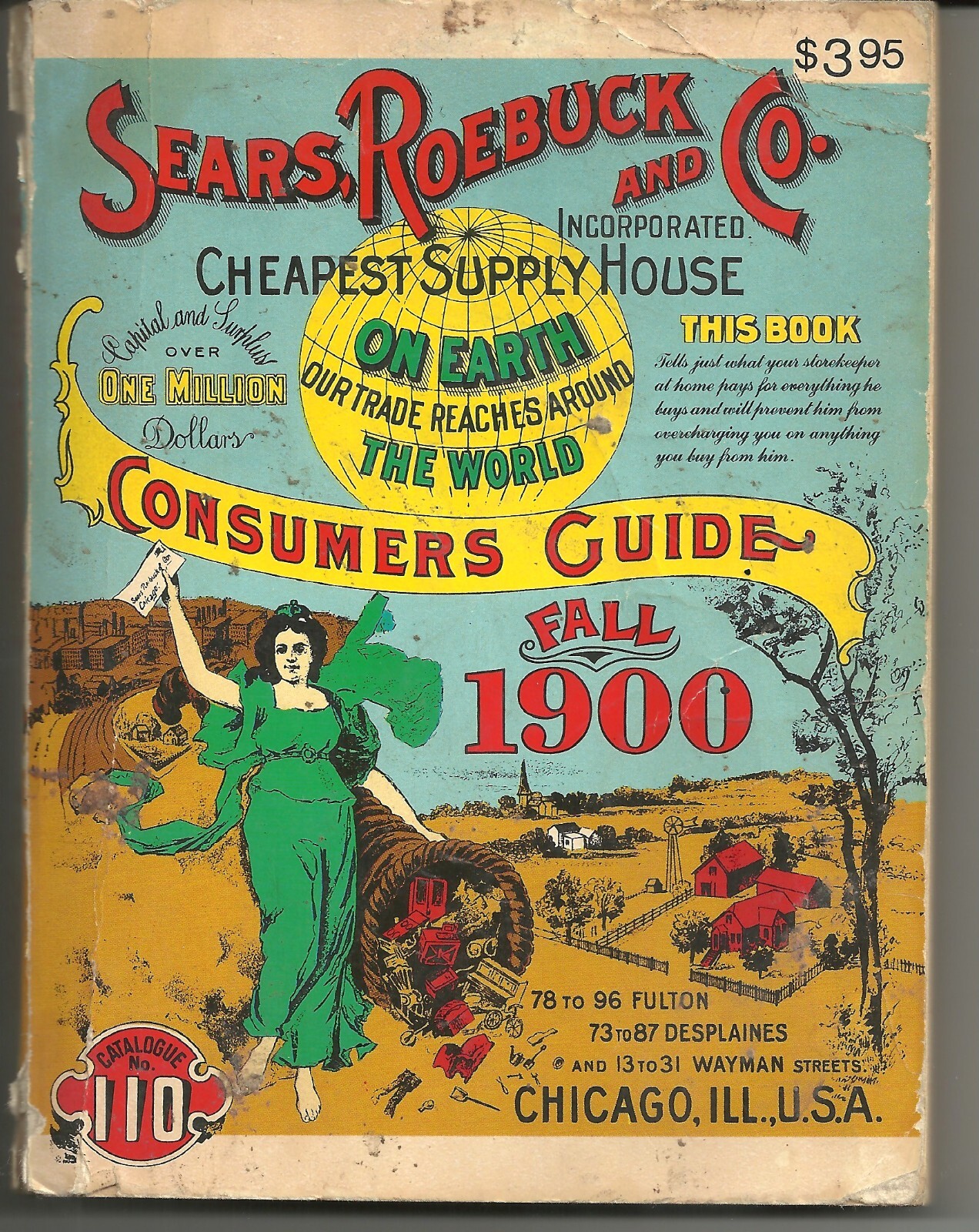 Sears, Roebuck consumers guide , 1120 pages, prices in the 1900 era