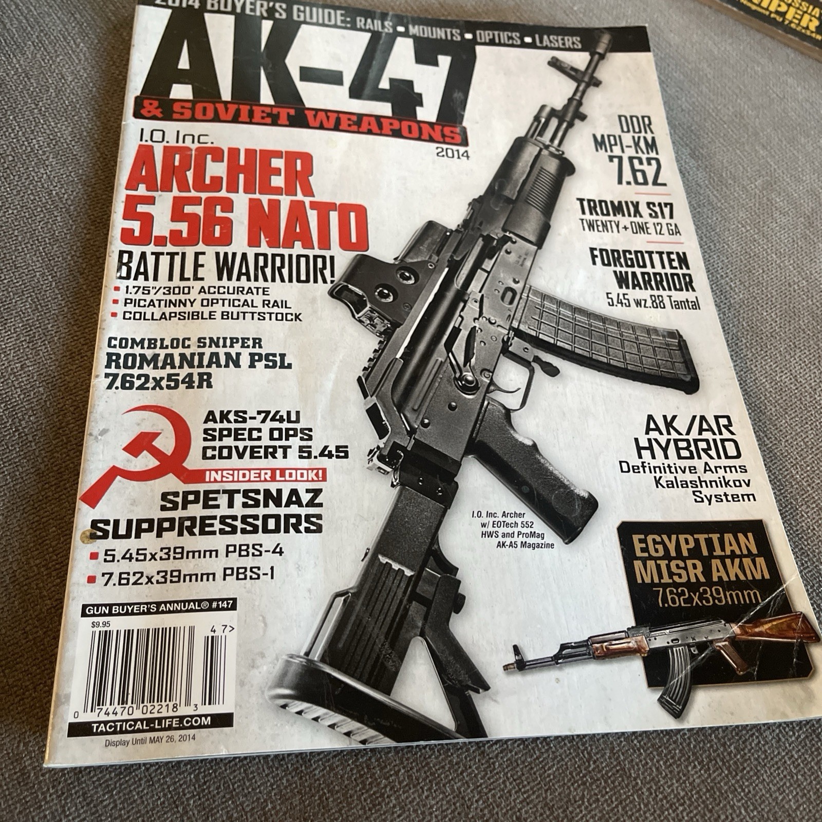 Gun Buyer’s Annual AK47 Soviet Weapons Archer Kalashnikov AR Military Black Guns