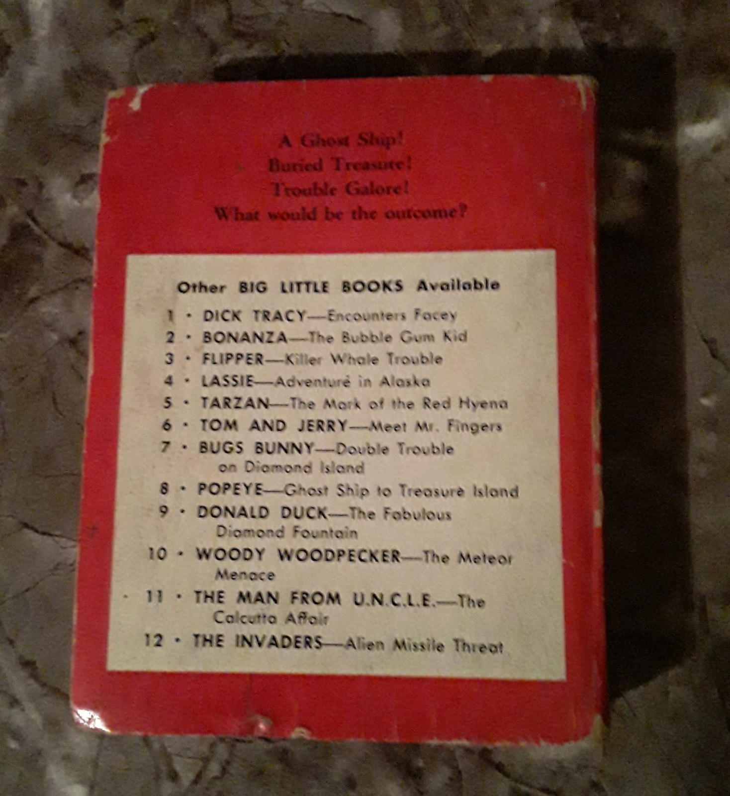 Popeye Ghost Ship To Treasure Island A Big Little Book 1967 Whitman Publishing