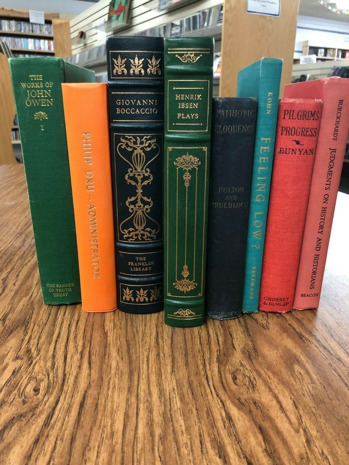 10 Vintage book lot of hardcover books assorted literature mixed authors – GOOD