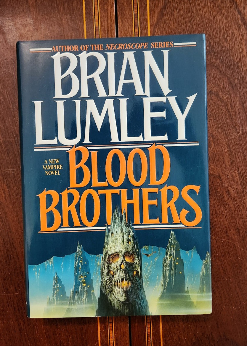 Blood Brothers Brian Lumley 1st Edition 1st Printing 1992 F/F HC DJ NECROSCOPE