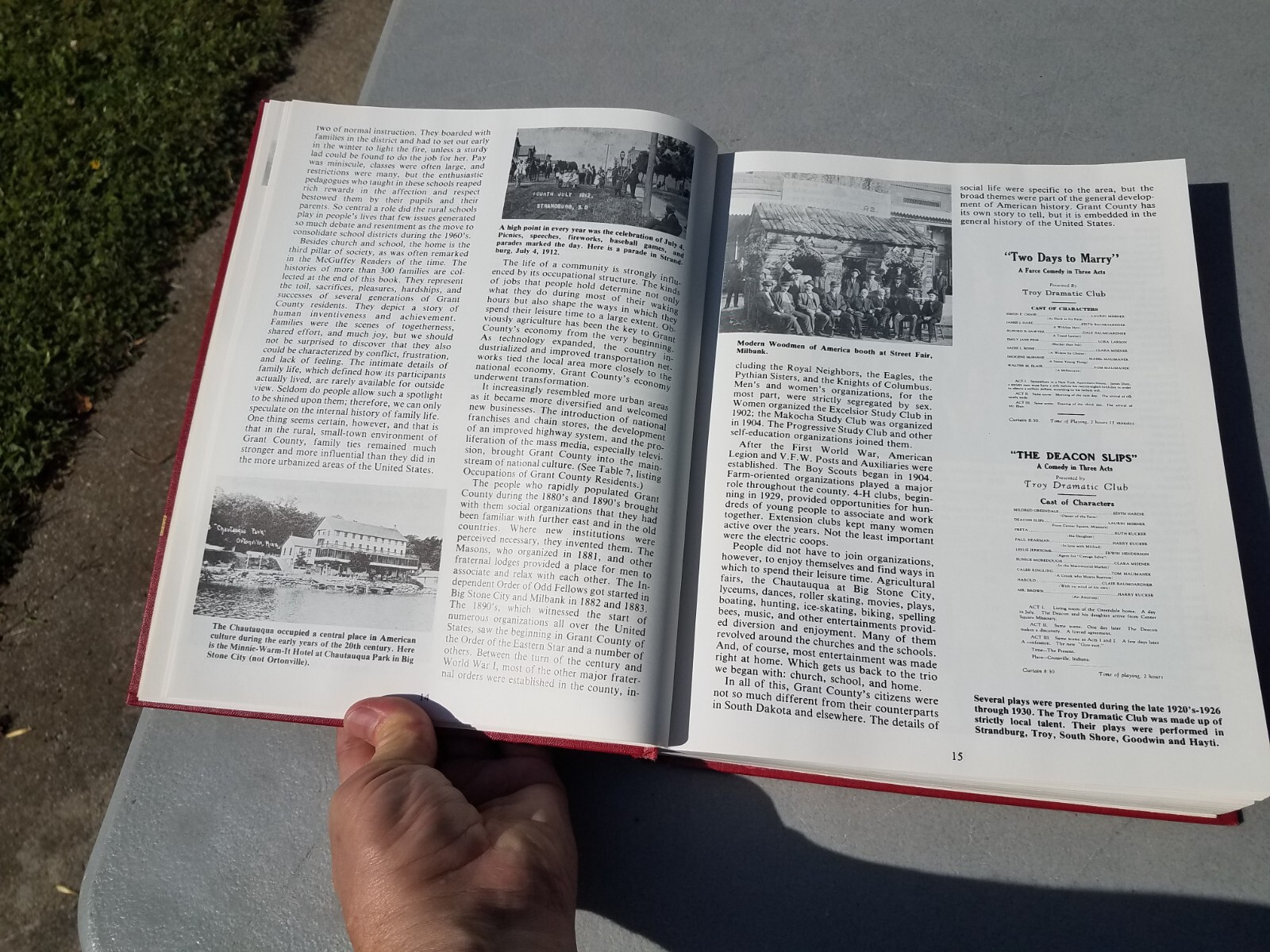 Grant County South Dakota 1878 – 1978 Hardcover History Book 528 Pages
