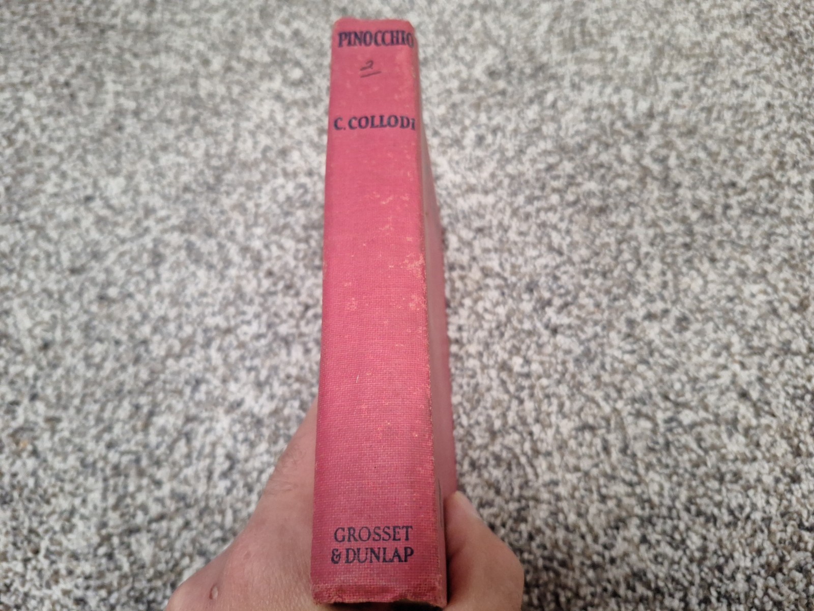 Pinocchio by Carlo Collodi Grosset and Dunlap – Hardcover Book Vintage 1930s