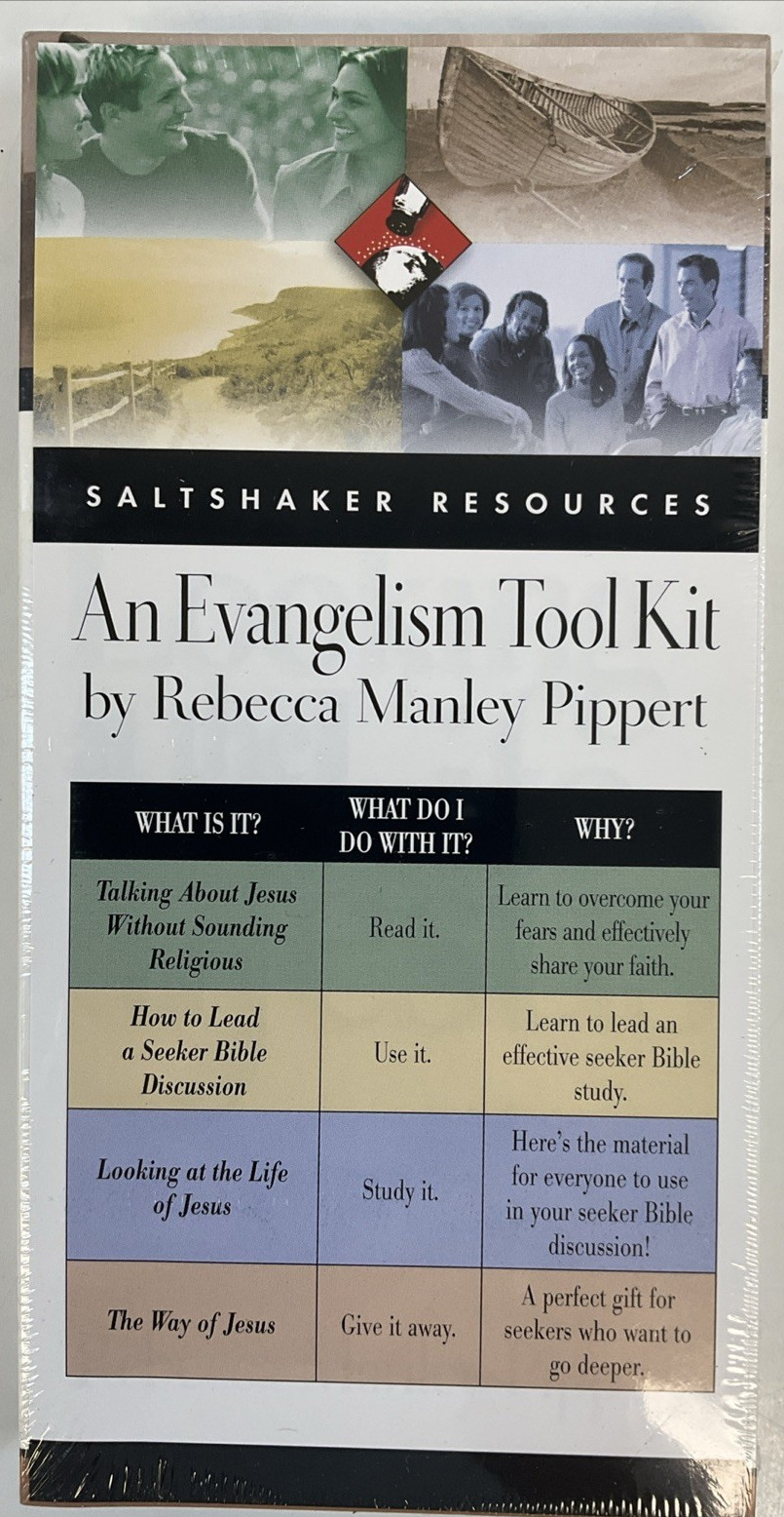 An Evangelism Tool Kit by Rebecca Manley Pippert Lot of 4 PB/New/Shrinkwrapped