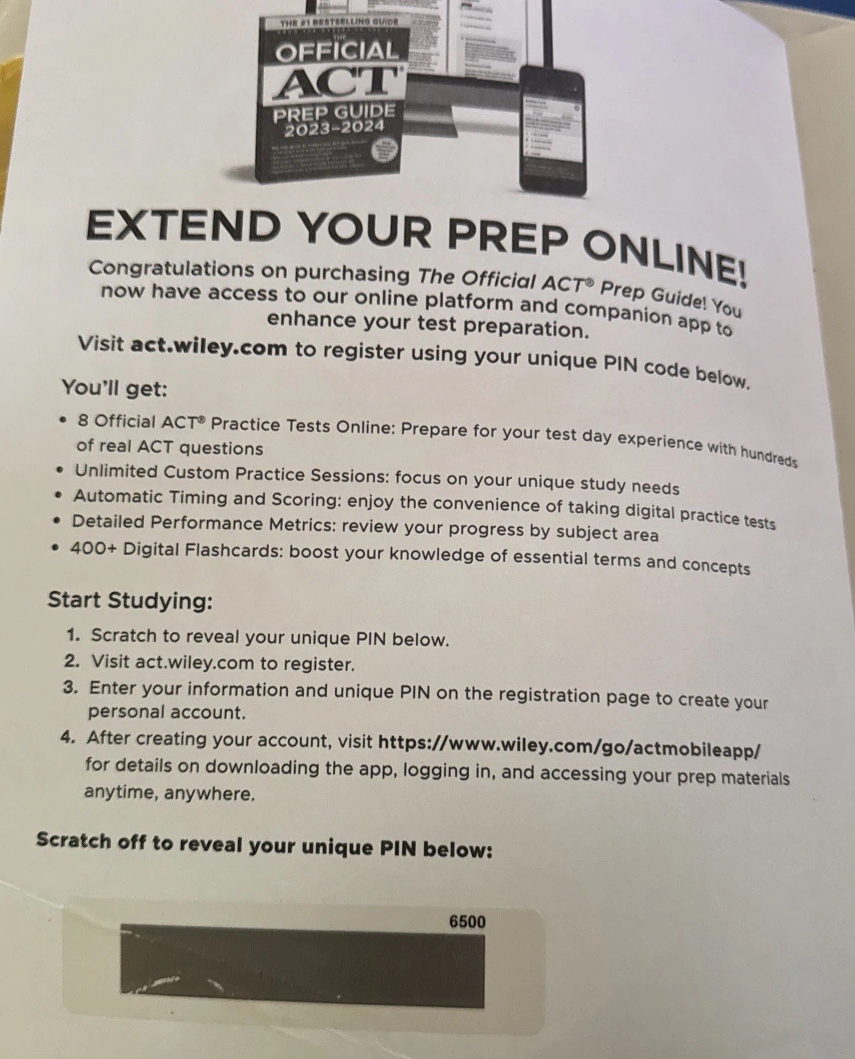ACT Official Prep Guide 2023/24
