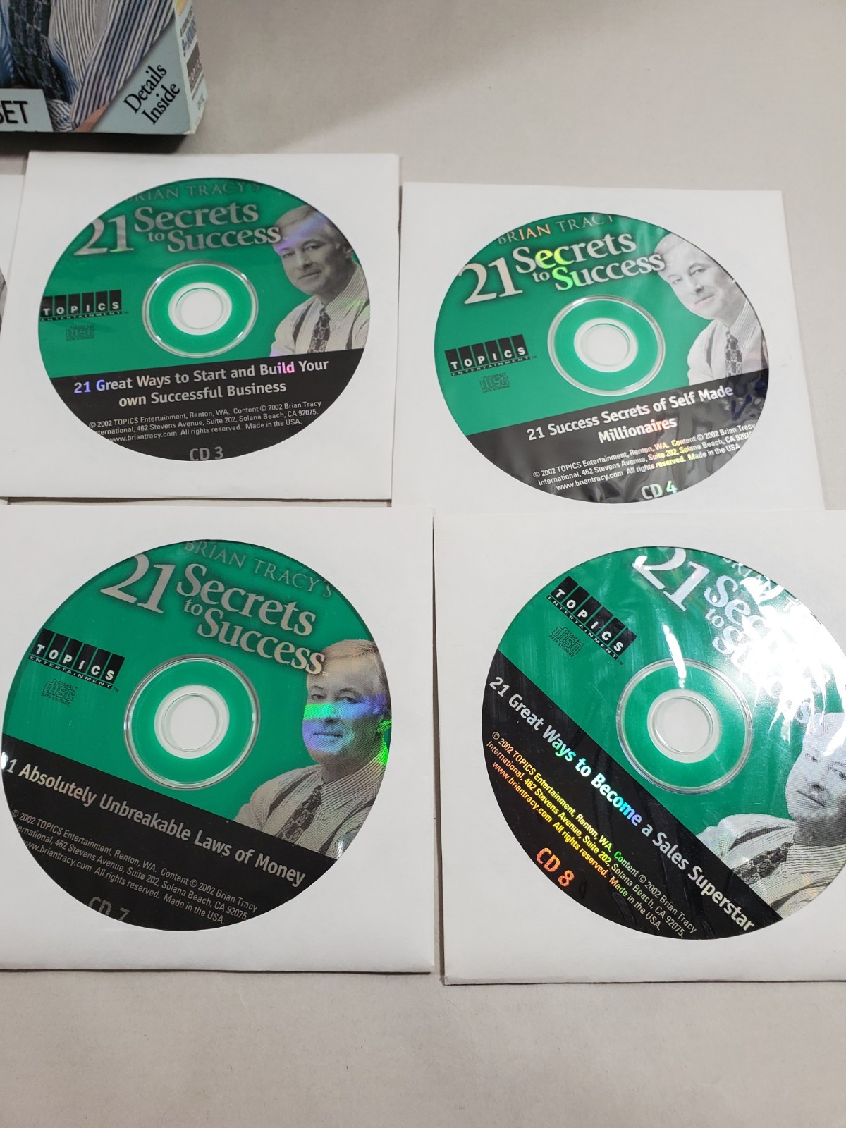 Brian Tracys 21 Secrets to Success Audio CD Set By Tracy, Brian