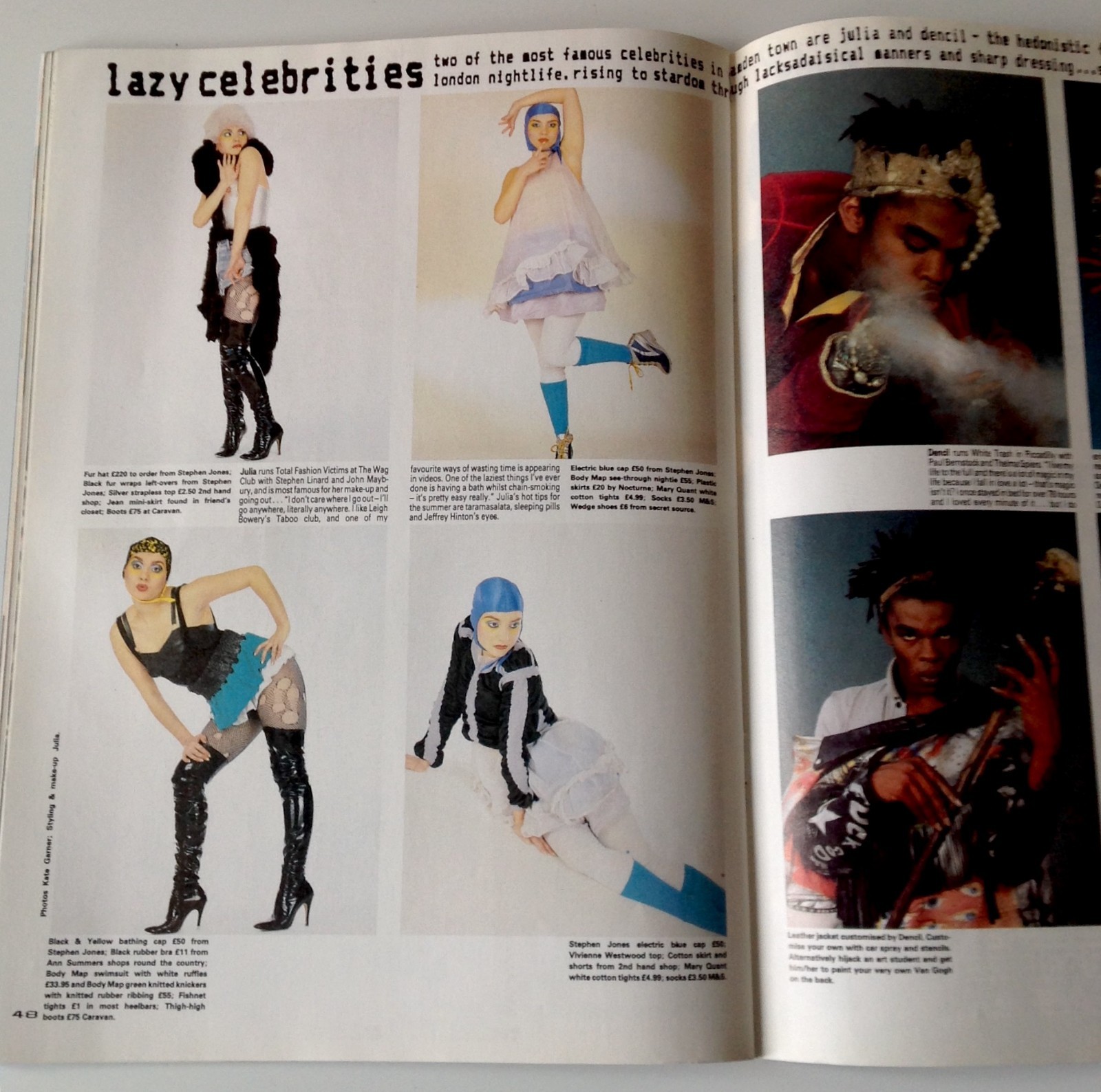 i-D Magazine | June 1985 | Laid Back | Elissa Karin | Simon Foxton, Nick Knight