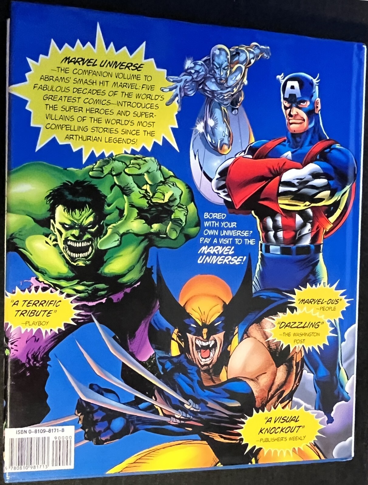 Marvel Universe HC 1st Edition By Peter Sanderson #1 – 1st – 258 Pages VF 1996