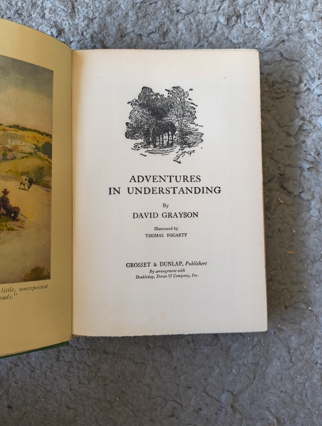 Adventures In Friendship by David Grayson 1925 Grosset Dunlap vintage antique
