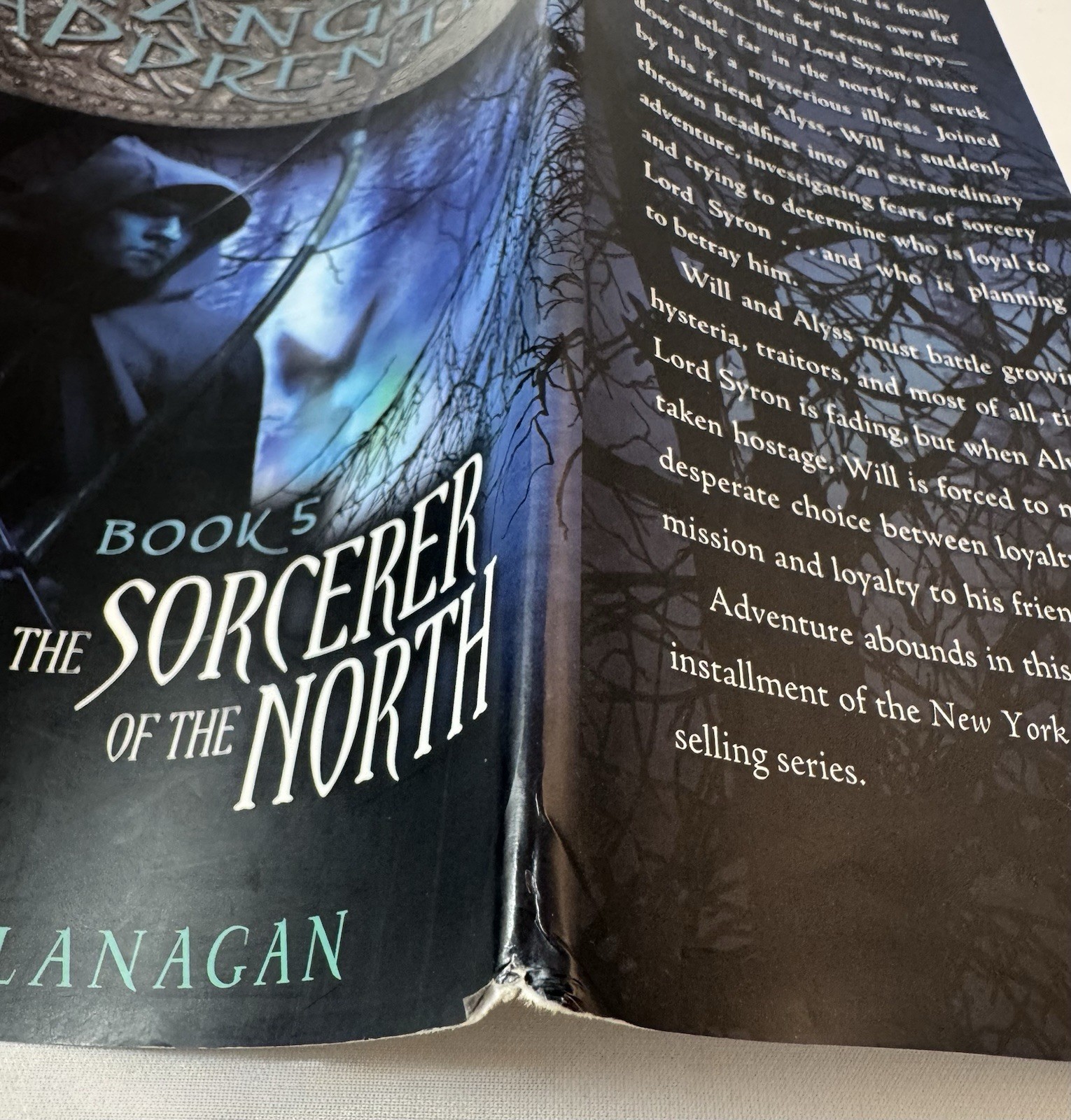 Ranger’s Apprentice-Sorcerer North-Bk 5-John Flanagan-SIGNED!-TRUE First Edition