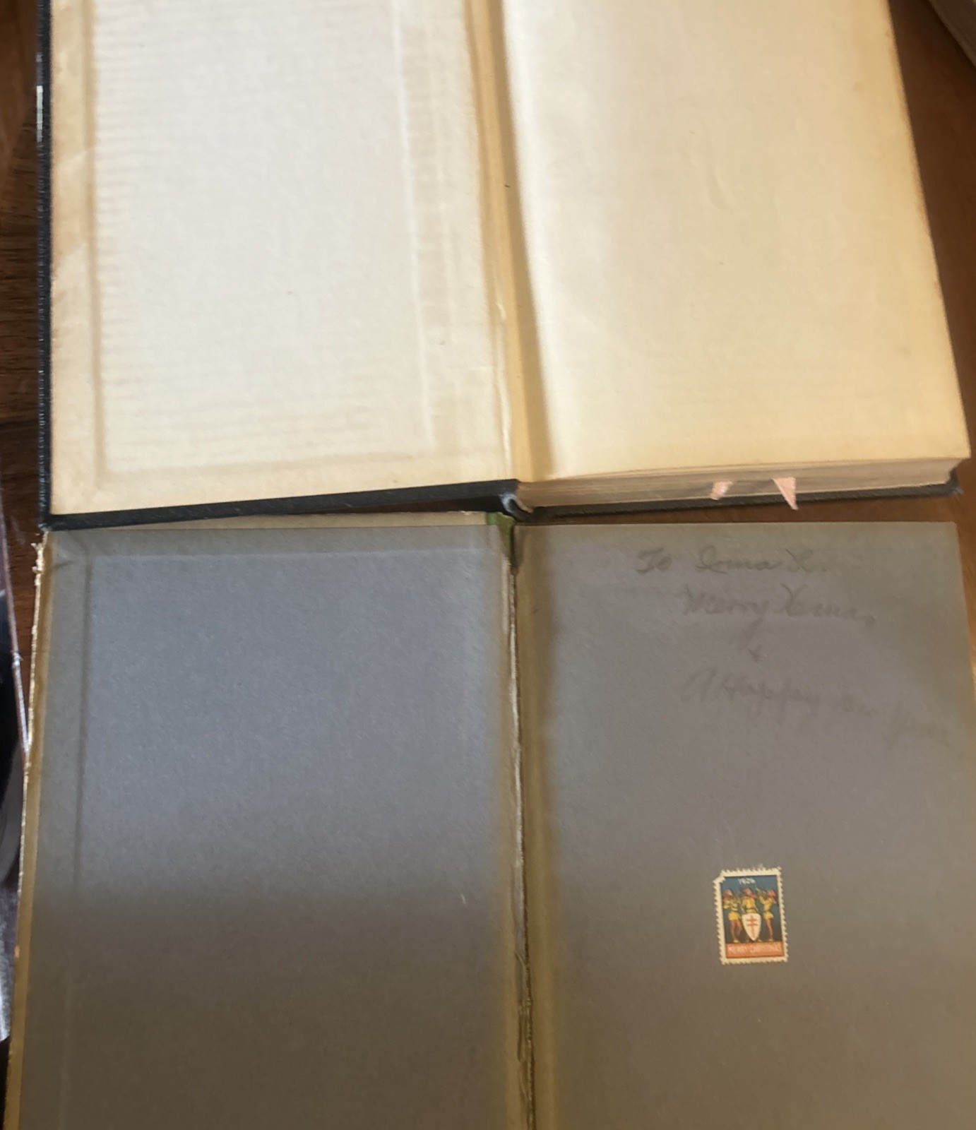 Vintage Lutheran Book Lot English/German Bibles Marin Luther HC/ Leather