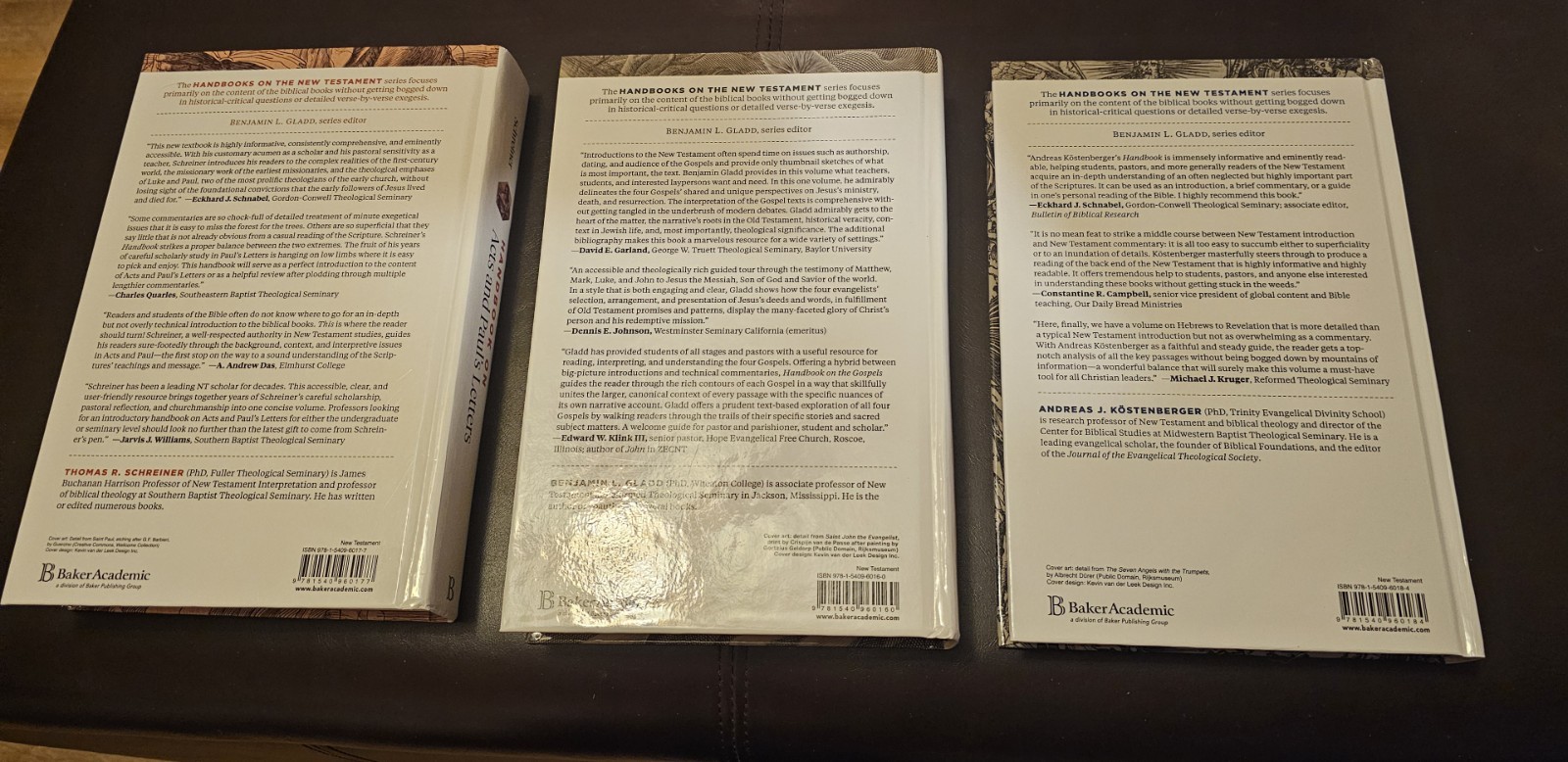 Baker Academic Handbooks on the Gospels, Acts and Pauls Letters, Revelations