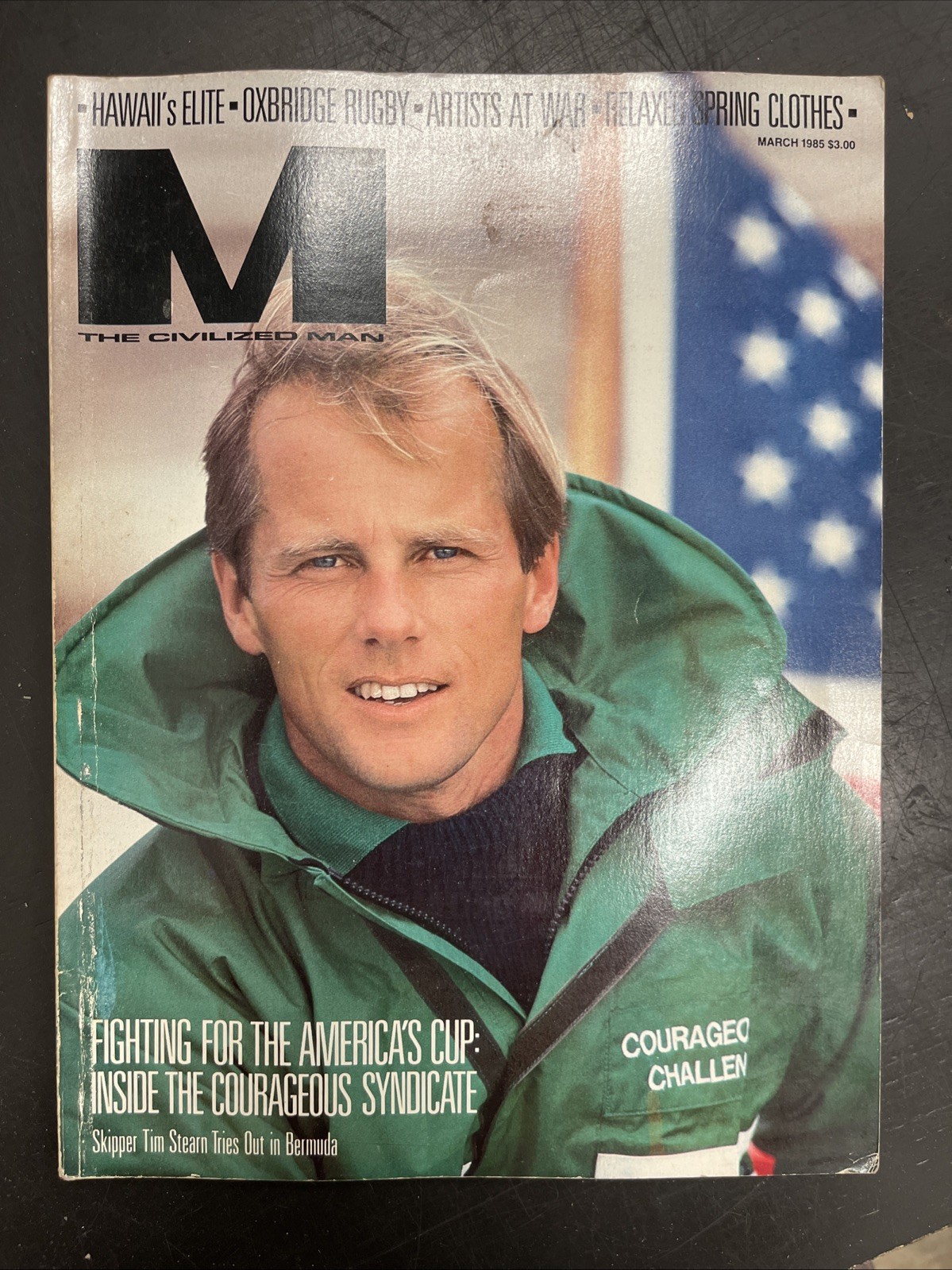 M The Civilized Man Magazine March 1985 Courageous Syndicate No label HTF