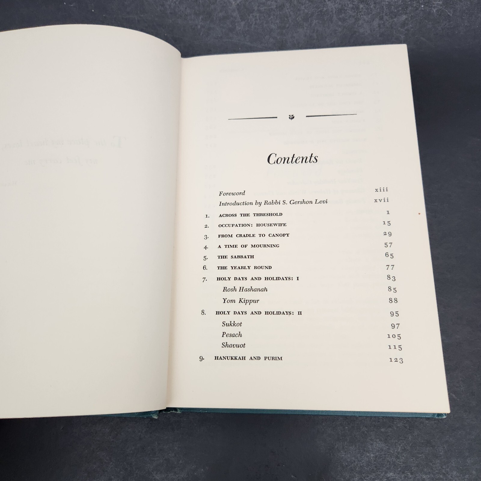 ACROSS THE THRESHOLD: A Guide for the Jewish Homemaker 1st Edition 1959 HC