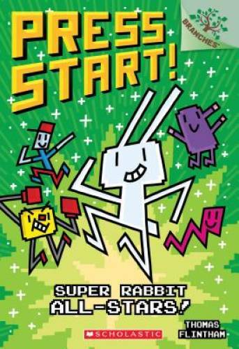 Super Rabbit All-Stars!: A Branches Book (Press Start! #8) – VERY GOOD