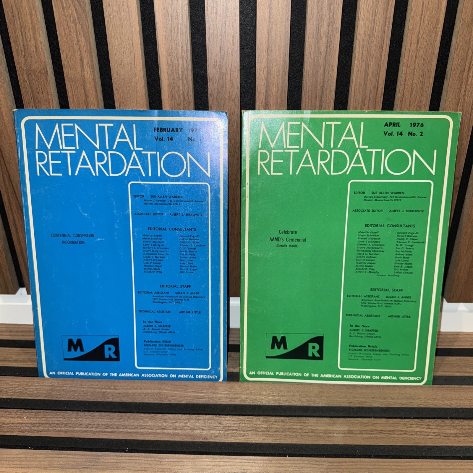 Mental Retardation AAMD Magazines Publications – February & April 1976