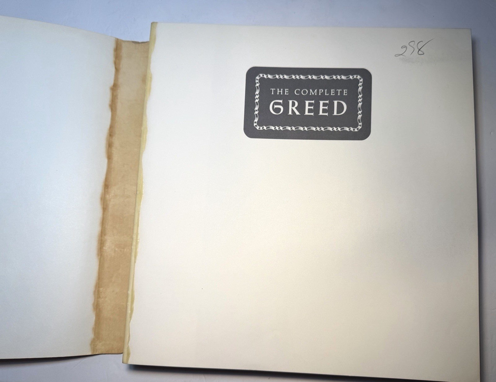 The Complete Greed 1973 First Paperback Edition Erich von Stroheim Film Book