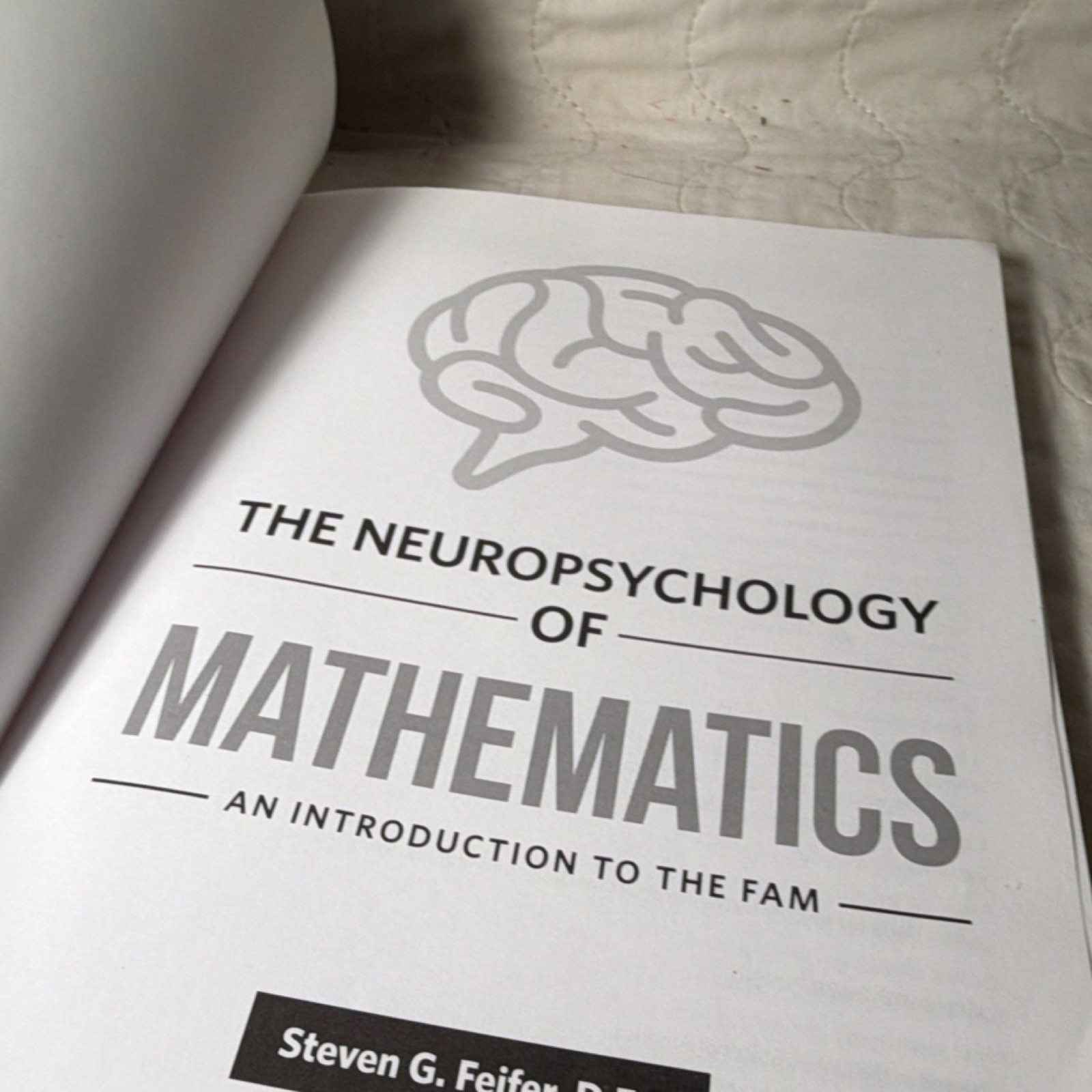 Steven G. Feifer Neuropsychology of Mathematics Paperback School Neuropsych Pre…
