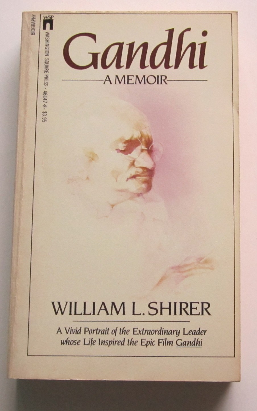 Gandhi: A Memoir William L. Shirer PB Washington Square Press (1979)