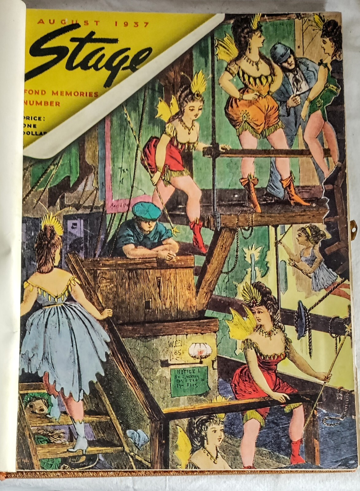 STAGE – FOND MEMORIES – AUGUST 1937 – AMAZING ADS AND ARTICLES! 198 PAGES