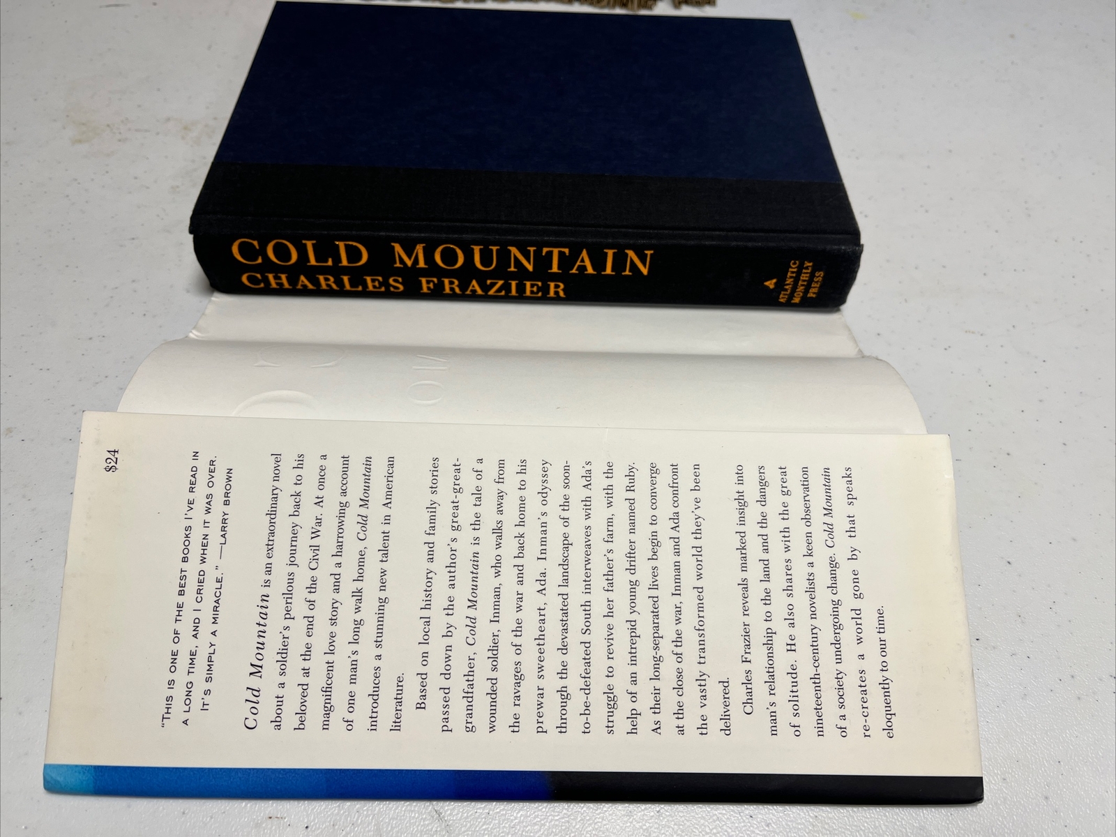 Charles Frazier / Cold Mountain A Novel 1st Edition 1997 Hardcover w/ DJ
