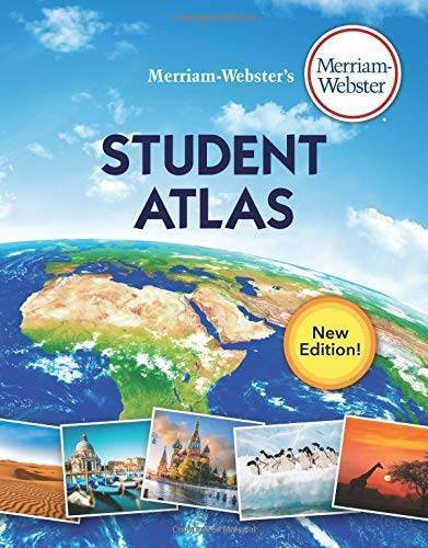 Merriam-Webster’s Student Atlas, New Edition, 2020 Copyright – Paperback – GOOD