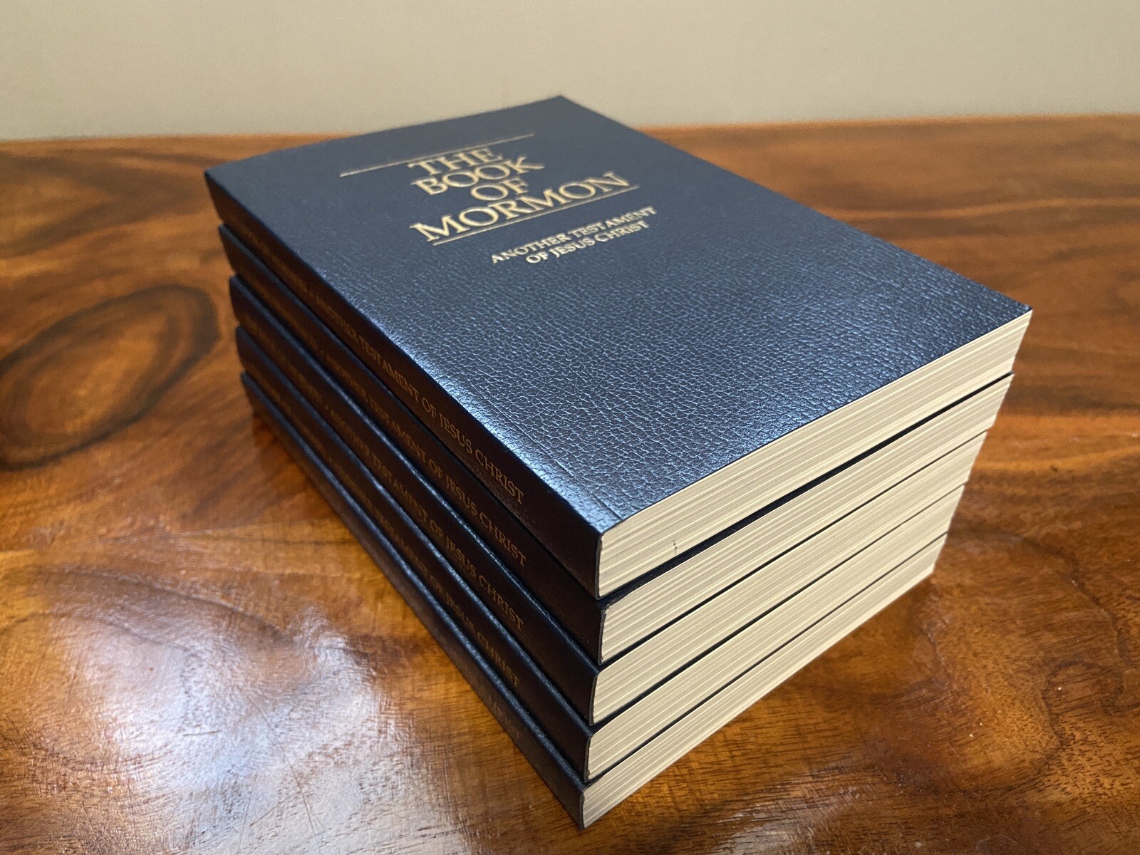 Lot of 5 – The Book of Mormon: Another Testament of Jesus Christ Blue Softcover